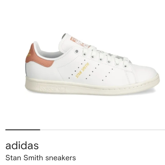 Adidas Stan Smith Women's Leather sneakers White and Pink, Size 8 New In Box - Picture 1 of 16